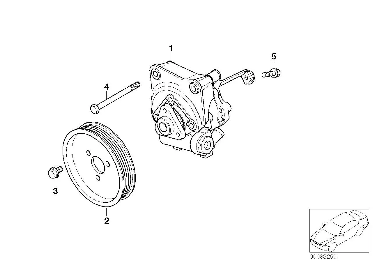 BMW Riemenscheibe E46 E85 E86 32427830838 - Bildposition 02
