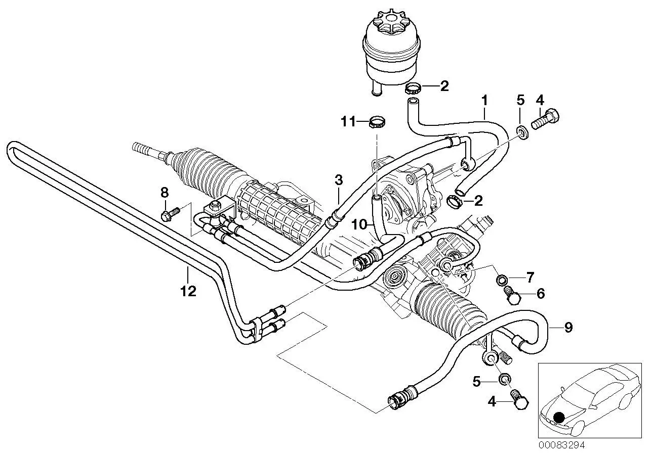 BMW Kühlschlange E46 17102282339