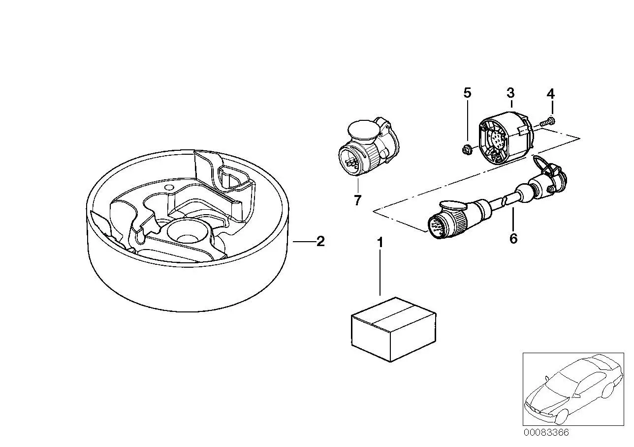 BMW Ablagebox E38 71601182560