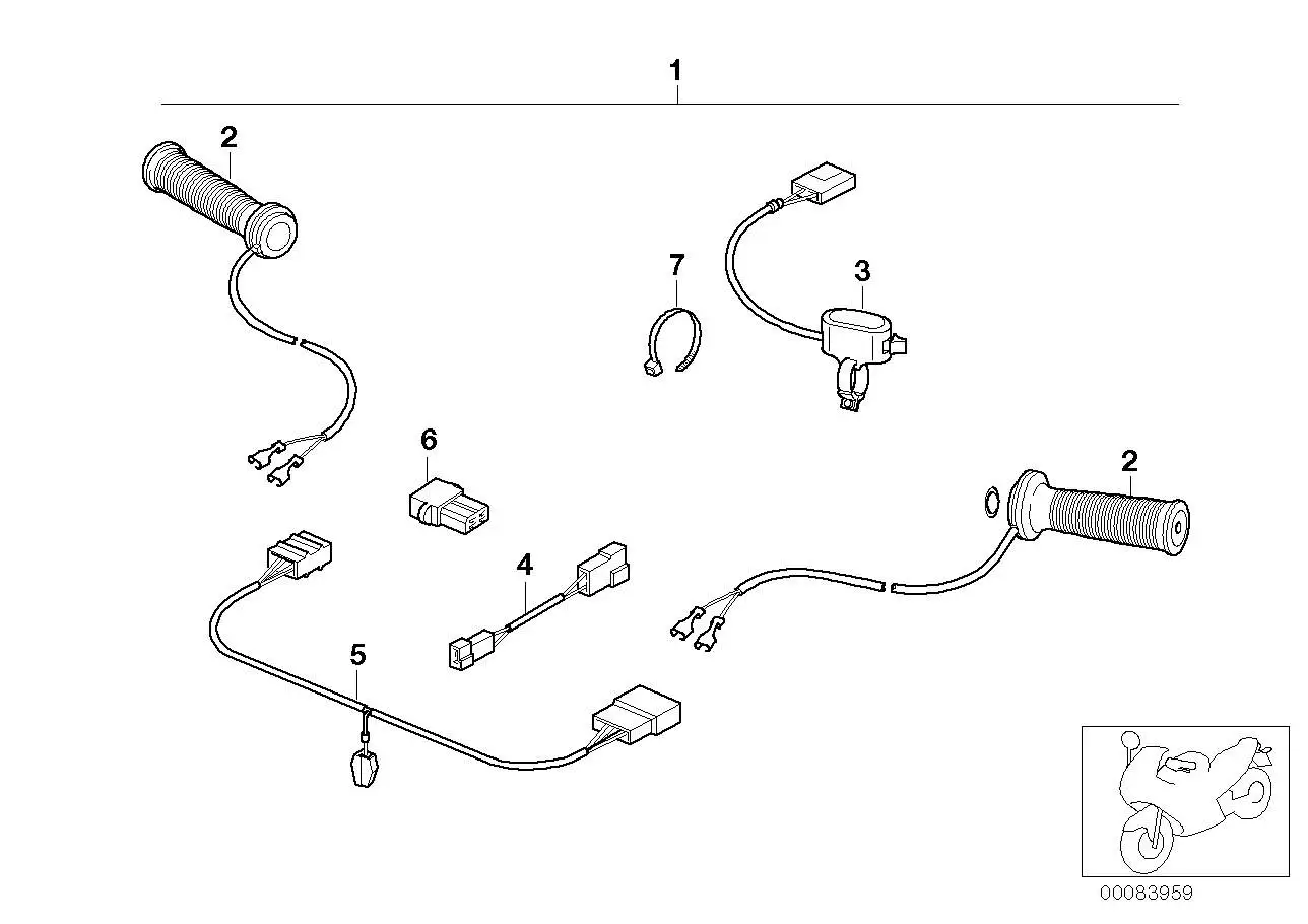 BMW Zusatzschalter 61312315439 - Bildposition 03