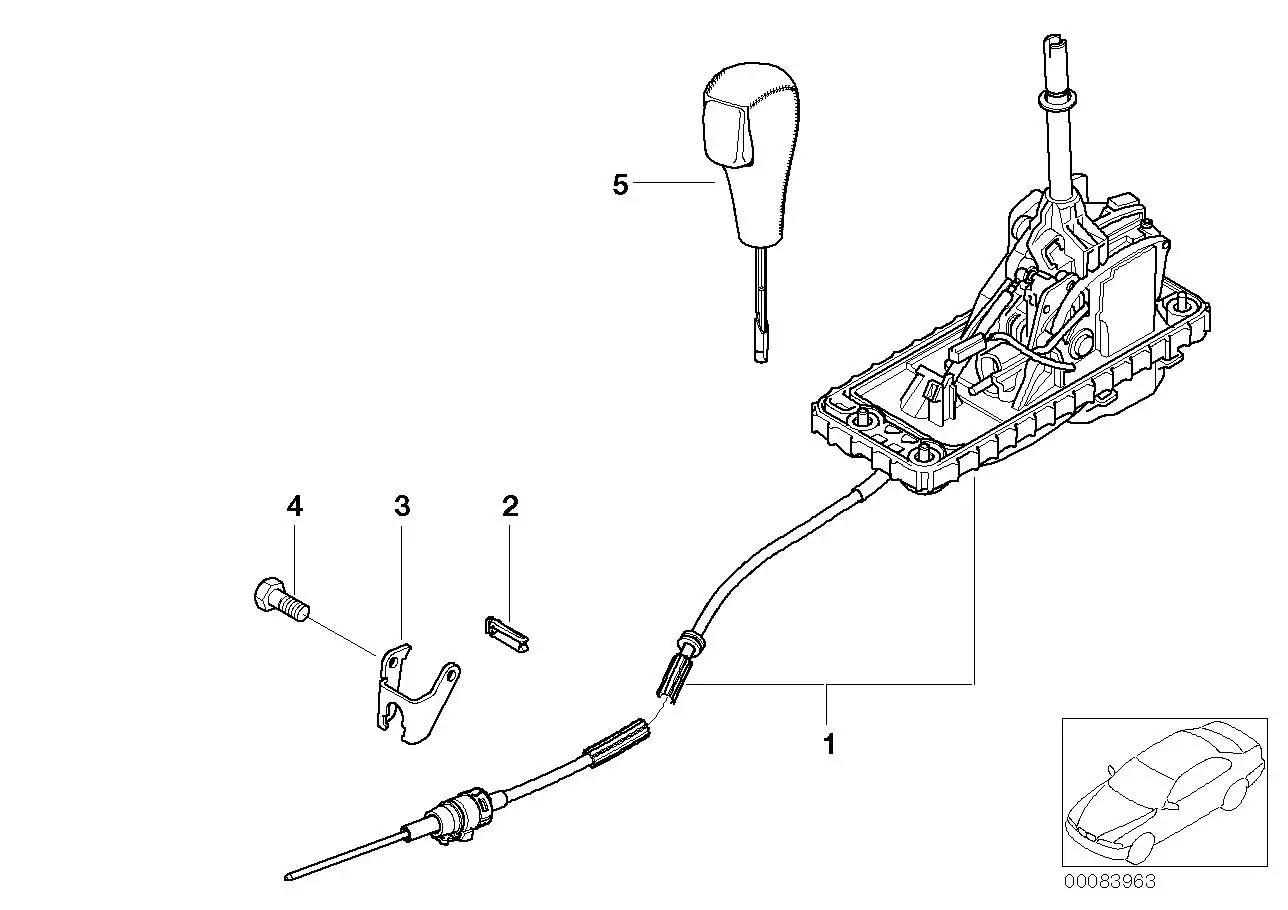 BMW Clip für Bowdenzug 25167518372 - Bildposition 02