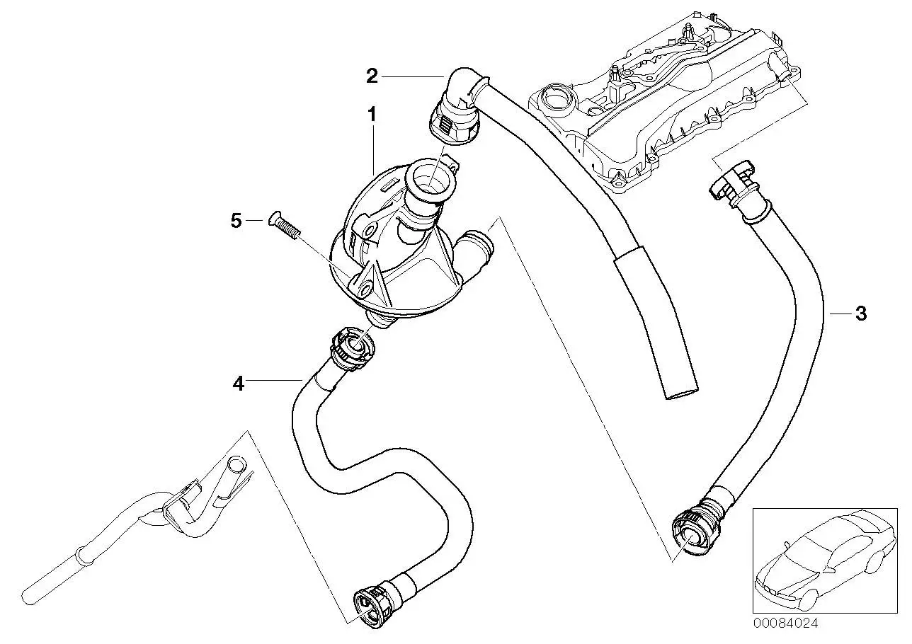 BMW Ölabscheider E46 E83 E87 E90 E91 11617516007 - 1er, 3er, X3