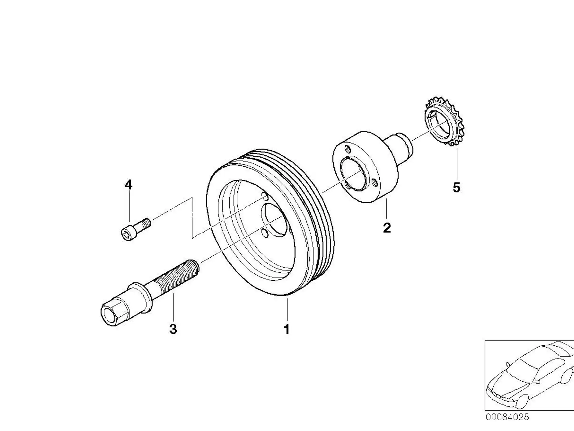 BMW Sechskantschraube E46 E60 E61 E81 E82 E83 E84 E85 E87 E88 E90 E91 E92 E93 11237503107