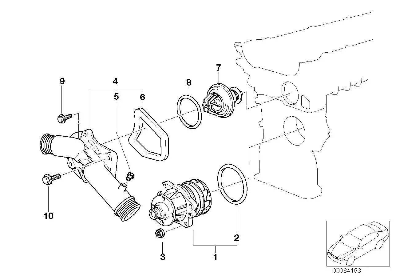 BMW Anschlussflansch E38 E39 11531740478 - 5er E39, 7er E38