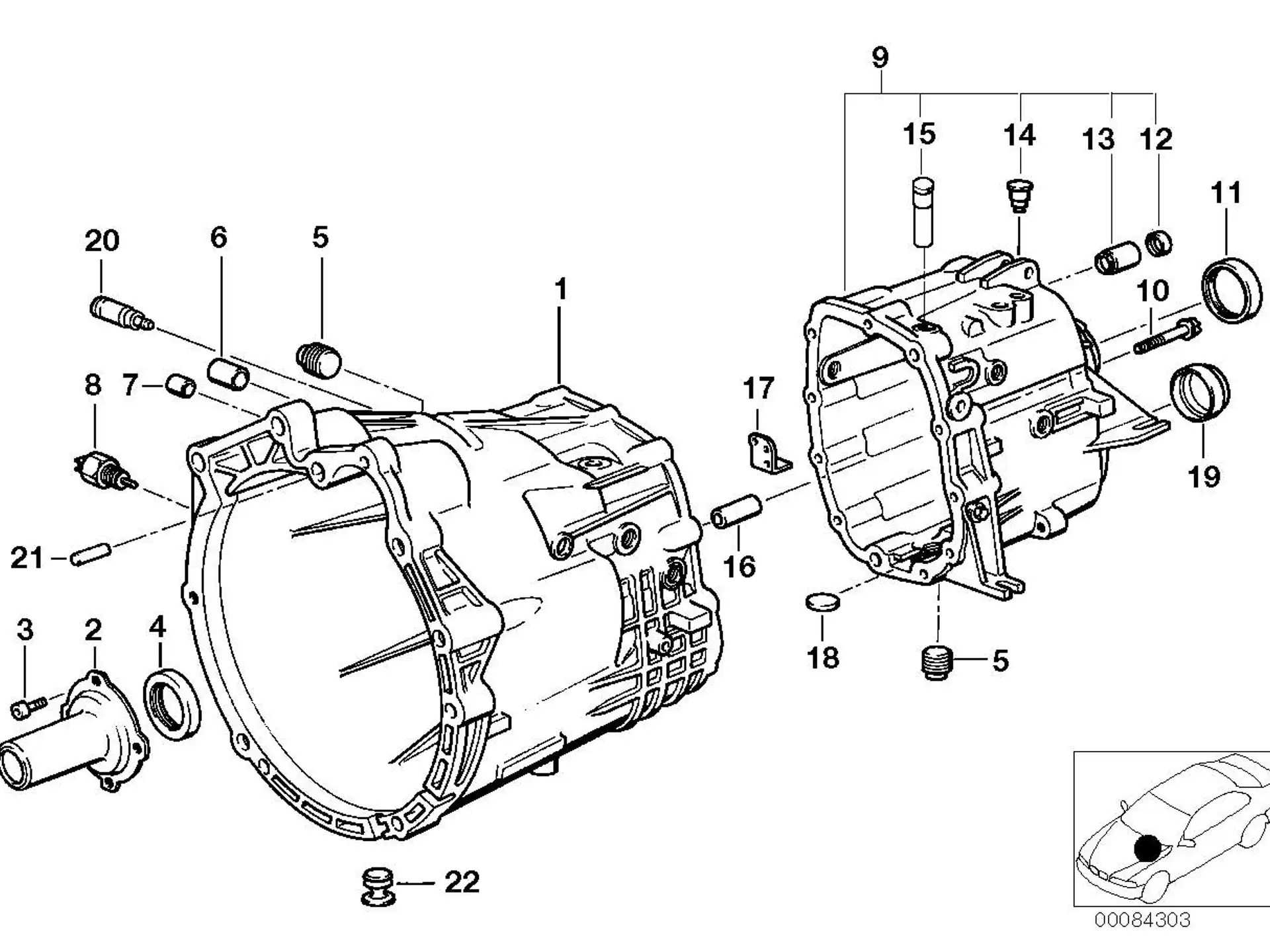 BMW Wellendichtring E32 E34 E36 E38 E39 E46 23111224799