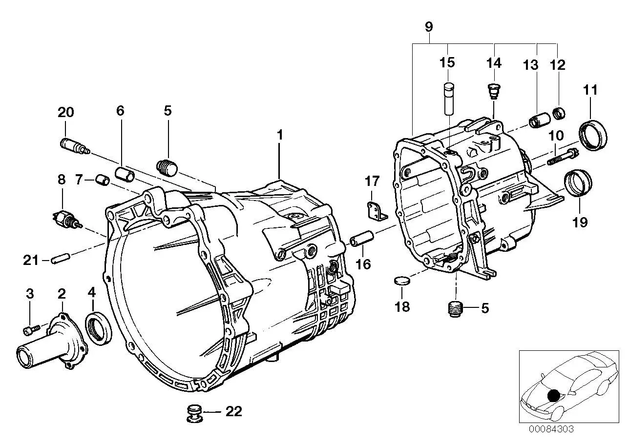 BMW Wellendichtring E32 E34 E36 E38 E39 E46 E53 23211224820 - Z3,