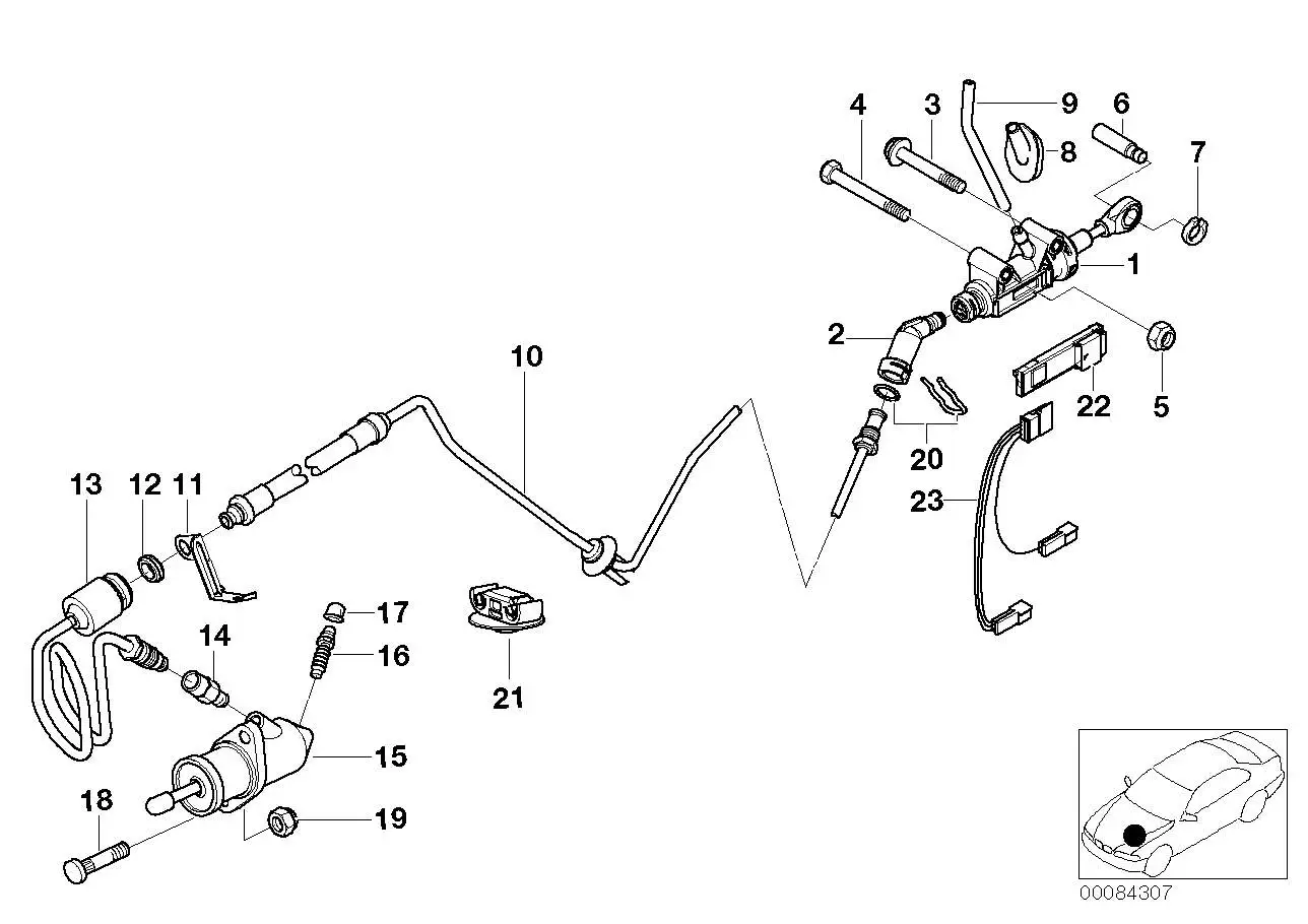 BMW Modul Kupplungsschalter E39 E46 E53 E60 E61 E63 E64 E81 E82 E