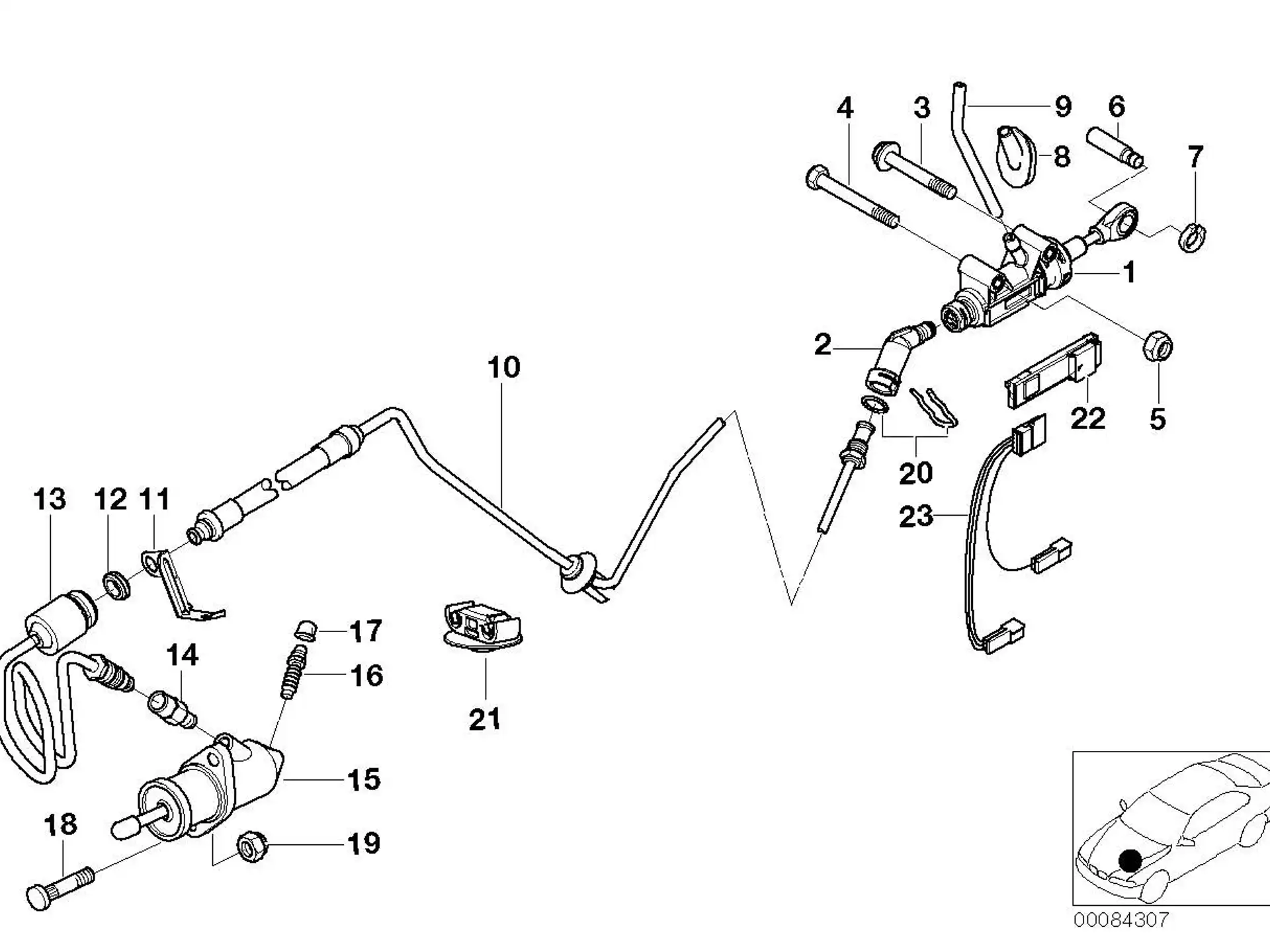 BMW Sechskantschraube E30 E23 E36 E38 E39 E46 E83 E85 E86 E89 07119902997