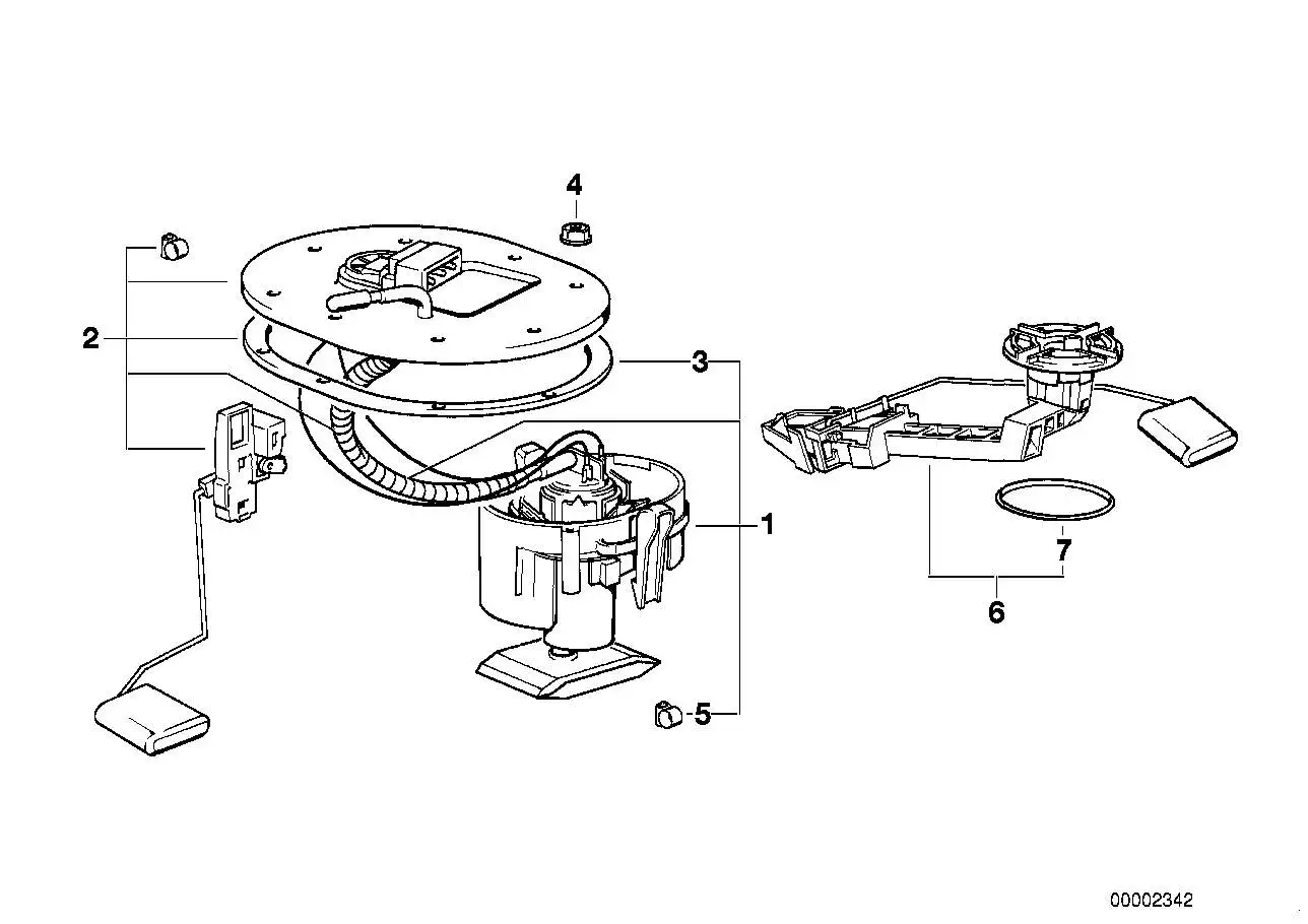 BMW Dichtgummi E38 16111182248 - 7er E38