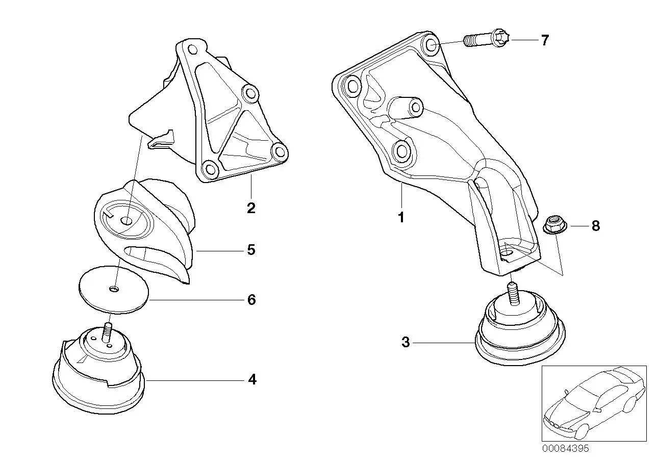 BMW Wärmeschutzblech rechts E46 E85 E86 22111094624 - 3er E46, Z4