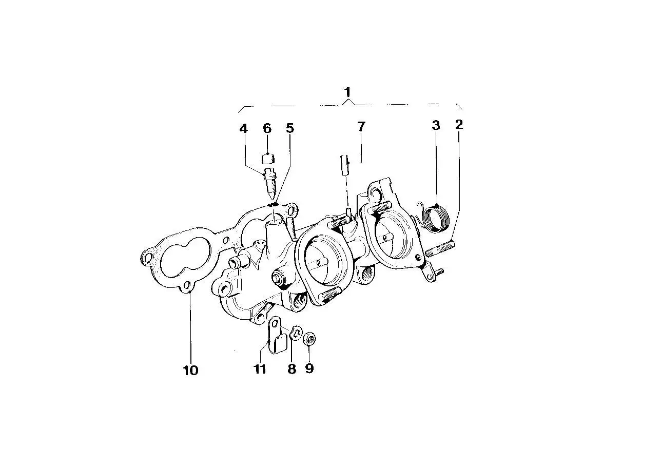 BMW Dichtung asbestfrei E23 13541401535