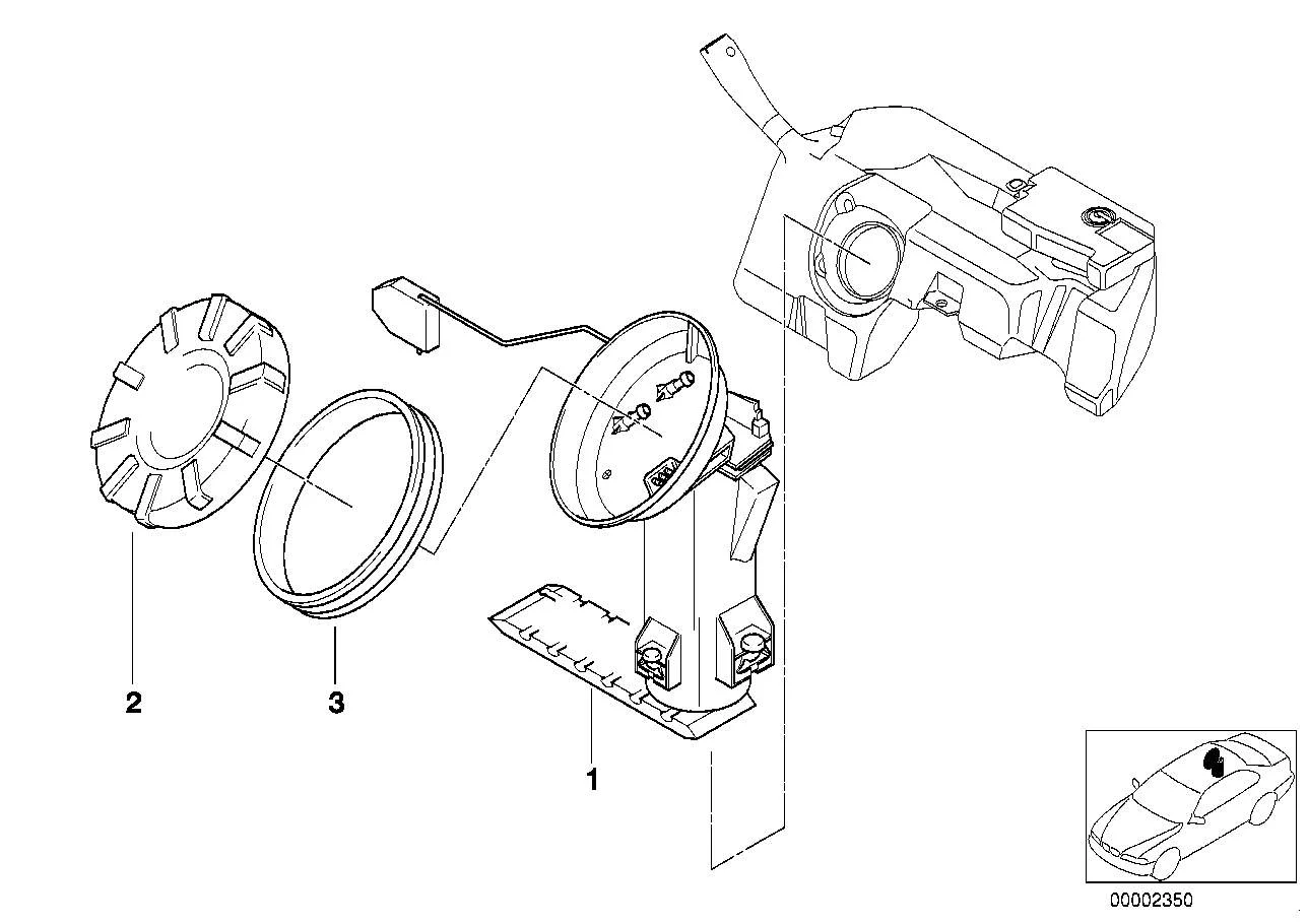 BMW Kraftstoffpumpe 16146756323