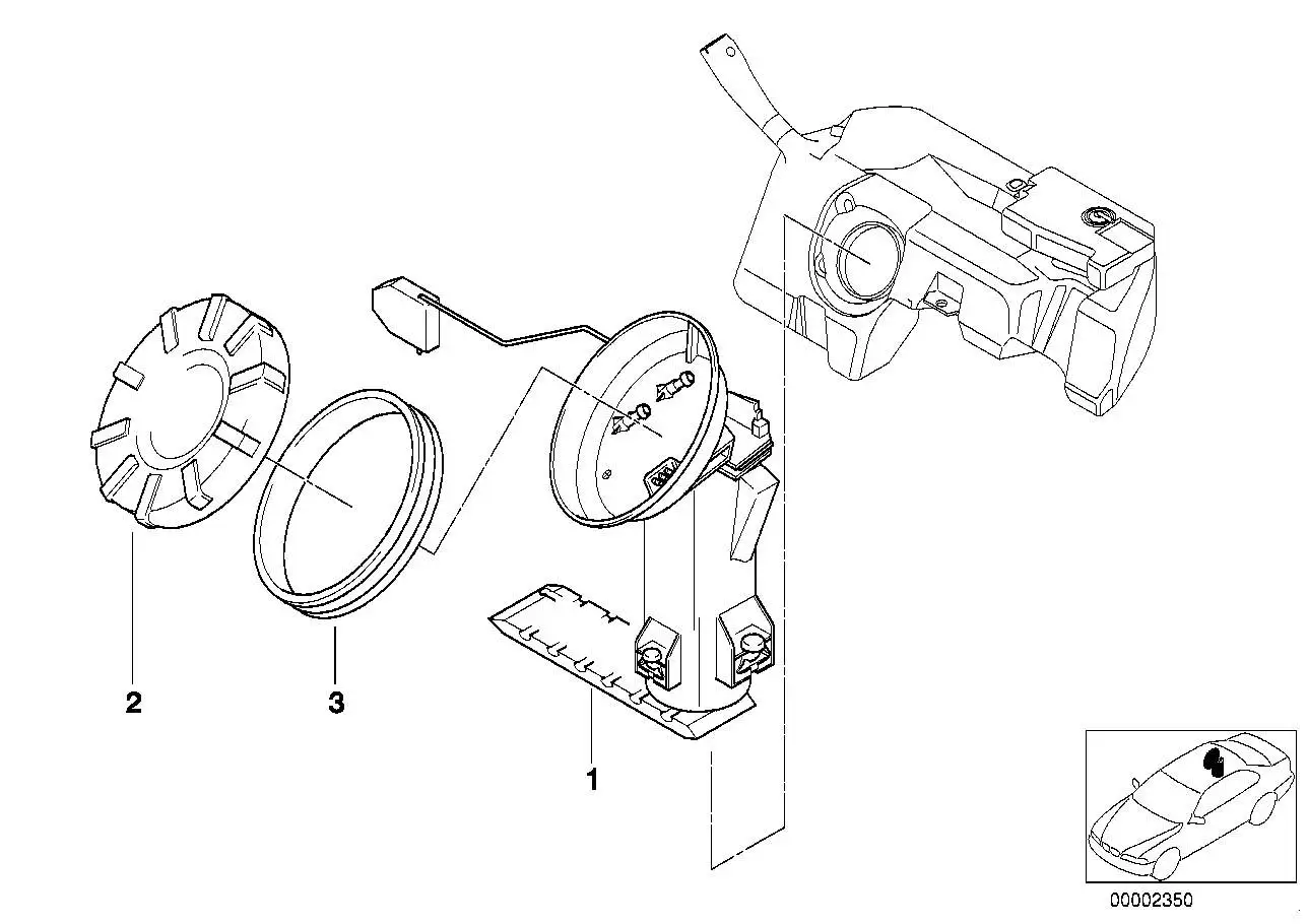 BMW Kraftstoffpumpe 16142229672