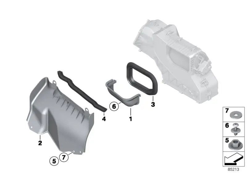 BMW Wasserabscheider R50 R52 R53 R55 R56 R57 R58 R59 R60 R61 6422