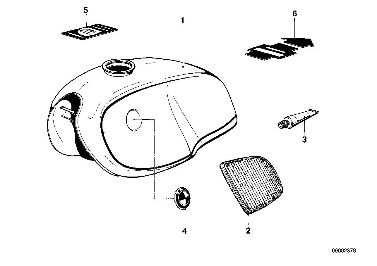 BMW Kraftstofftank grundiert 16111452283