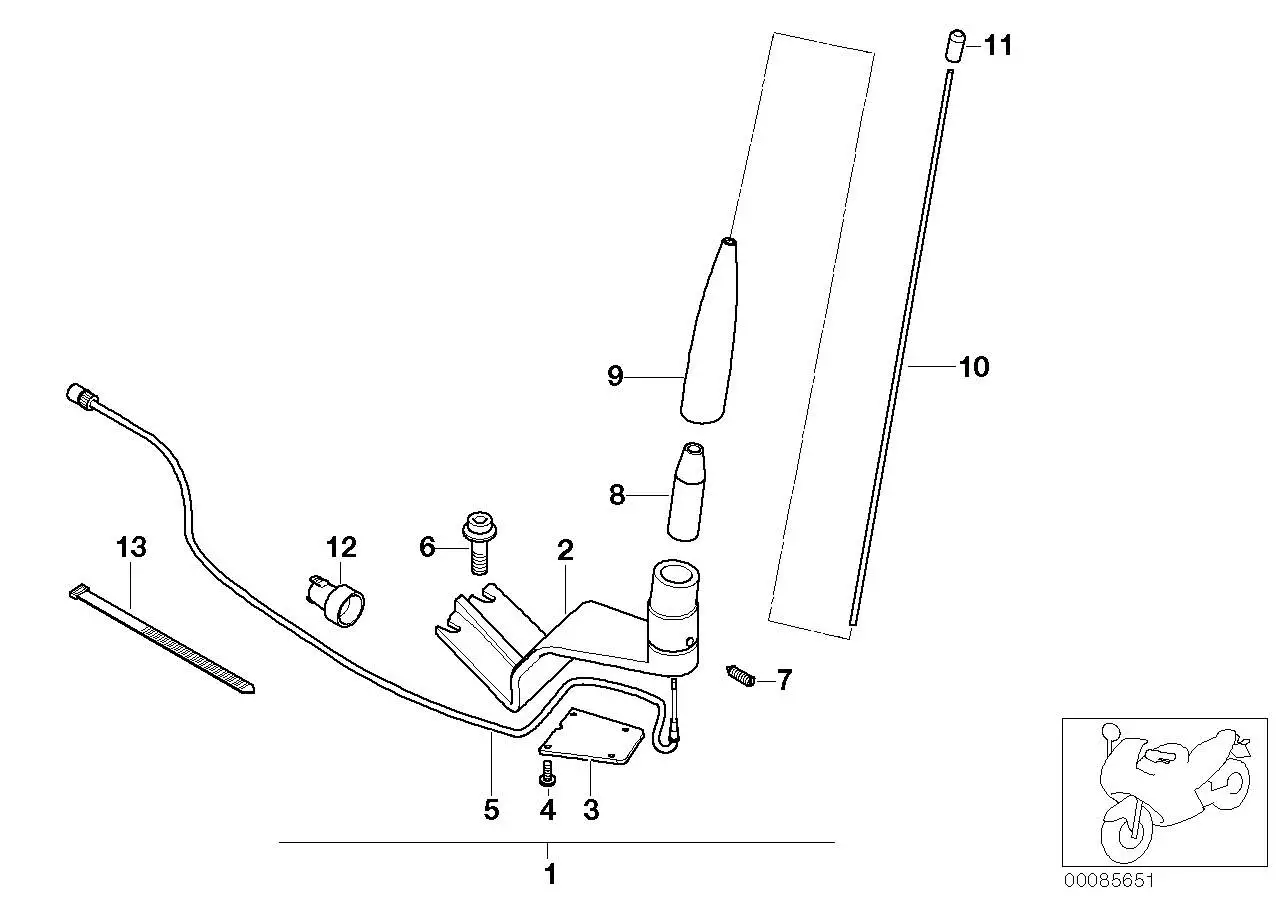 BMW Abdeckung 65212305993 - Bildposition 09