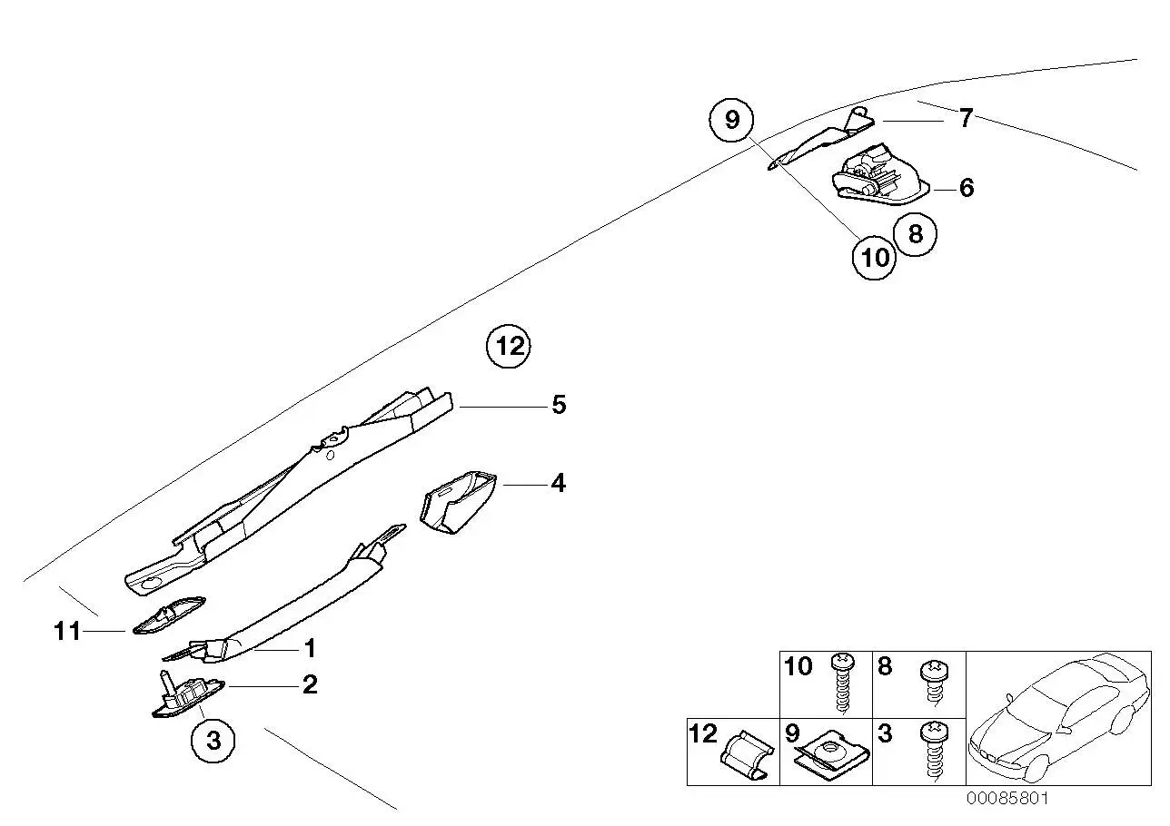 BMW Kappe E46 51168244447 - Bildposition 04
