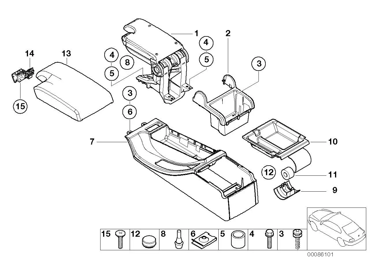 BMW Schale E46 51168248541
