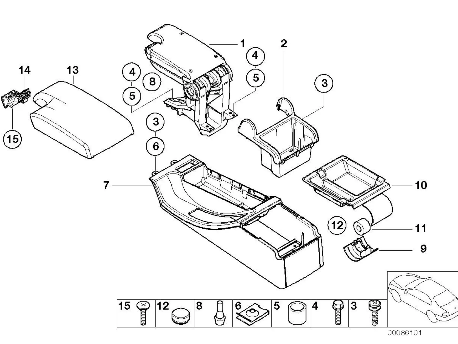 BMW Schablone E46 01290026899