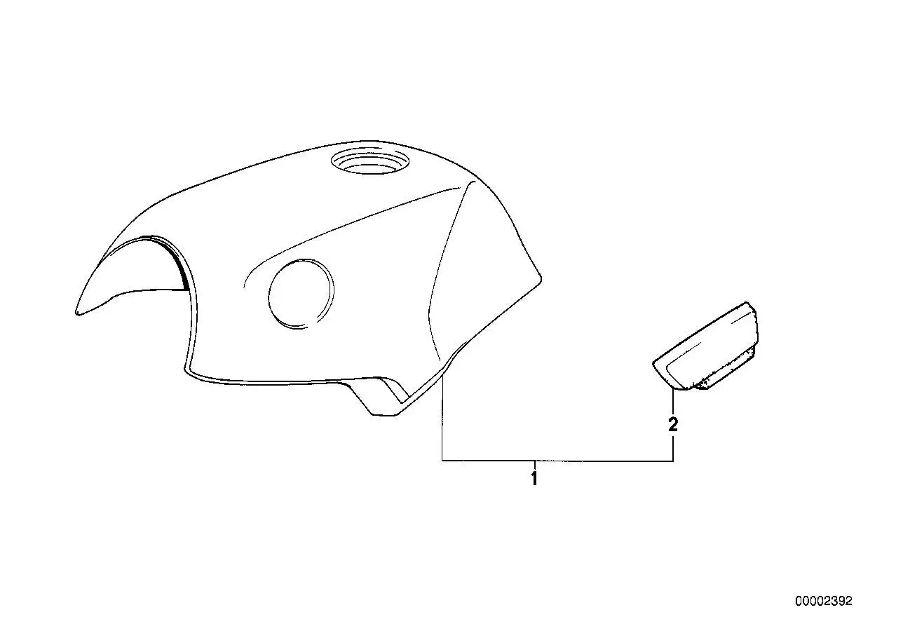 BMW Kniekissen rechts 16111455332 - Bildposition 02
