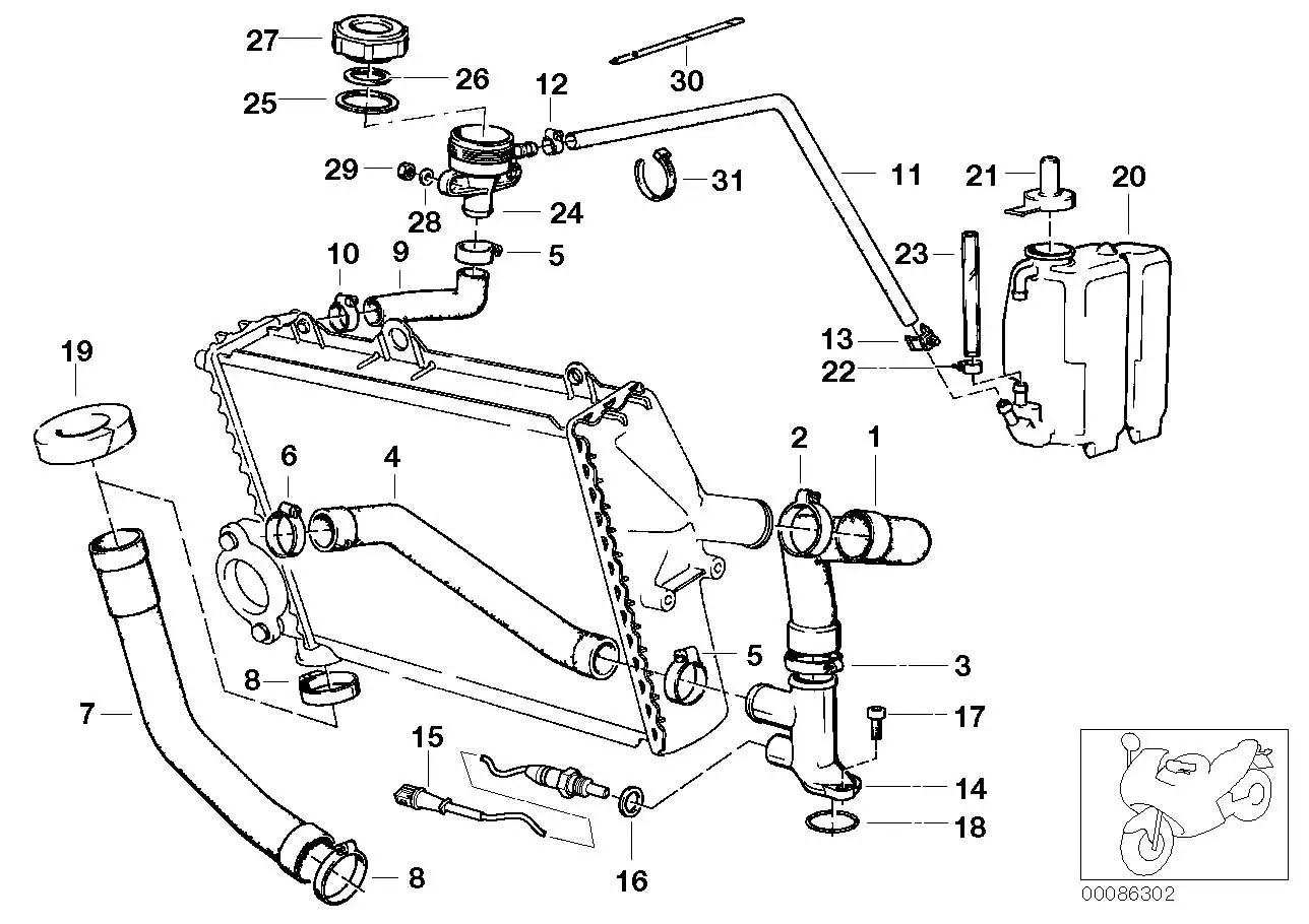 BMW Ausgleichsbehälter 17111464650