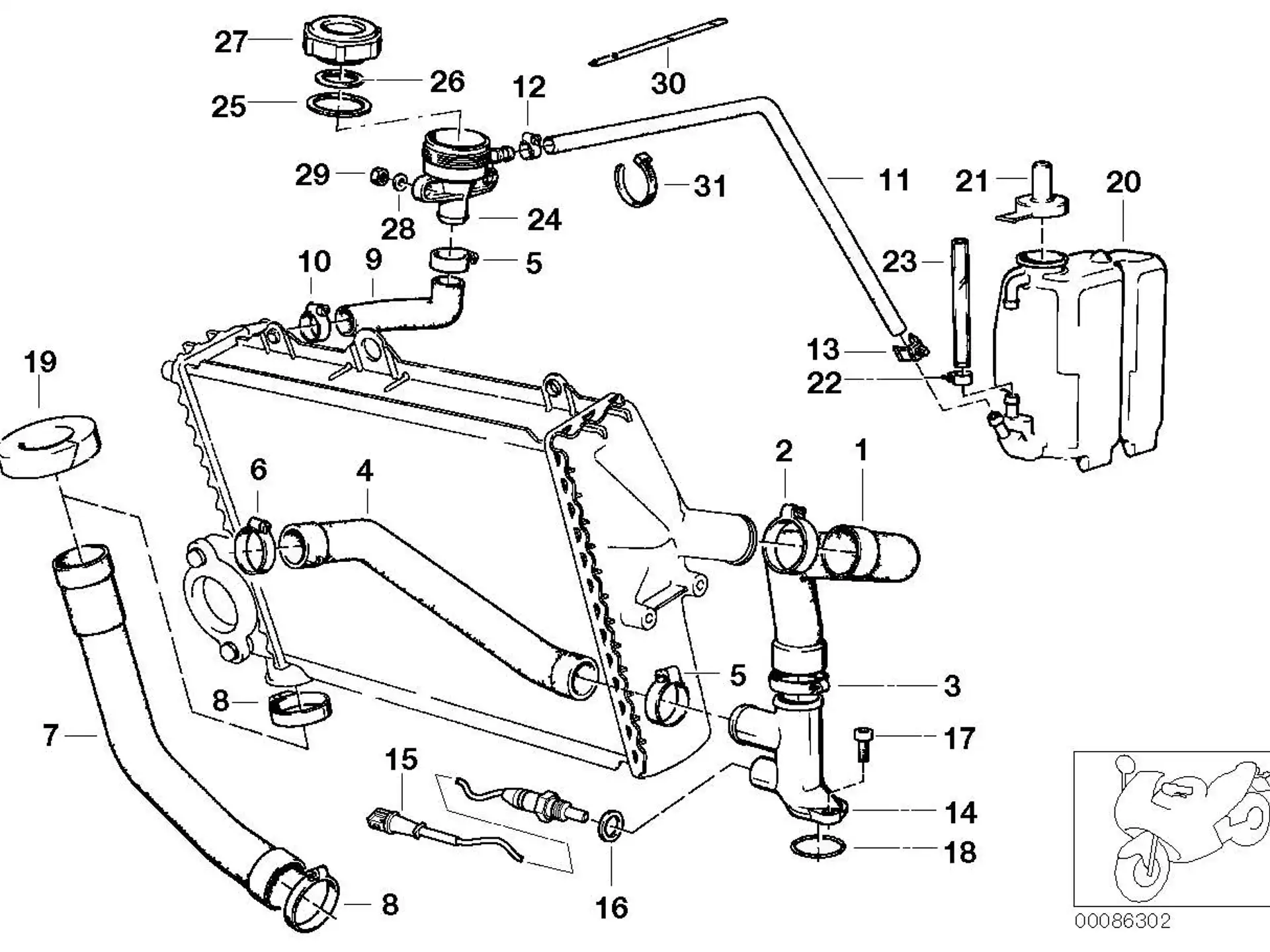 BMW Rohr 17111460497