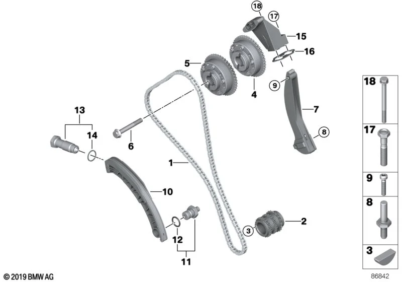BMW Dichtung asbestfrei E53 E60 E61 E63 E64 E65 E66 E70 11317501735