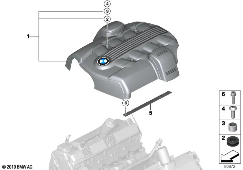 BMW Linsenschraube E53 E60 E61 E63 E64 E65 E66 E70 E71 E72 F01 F0