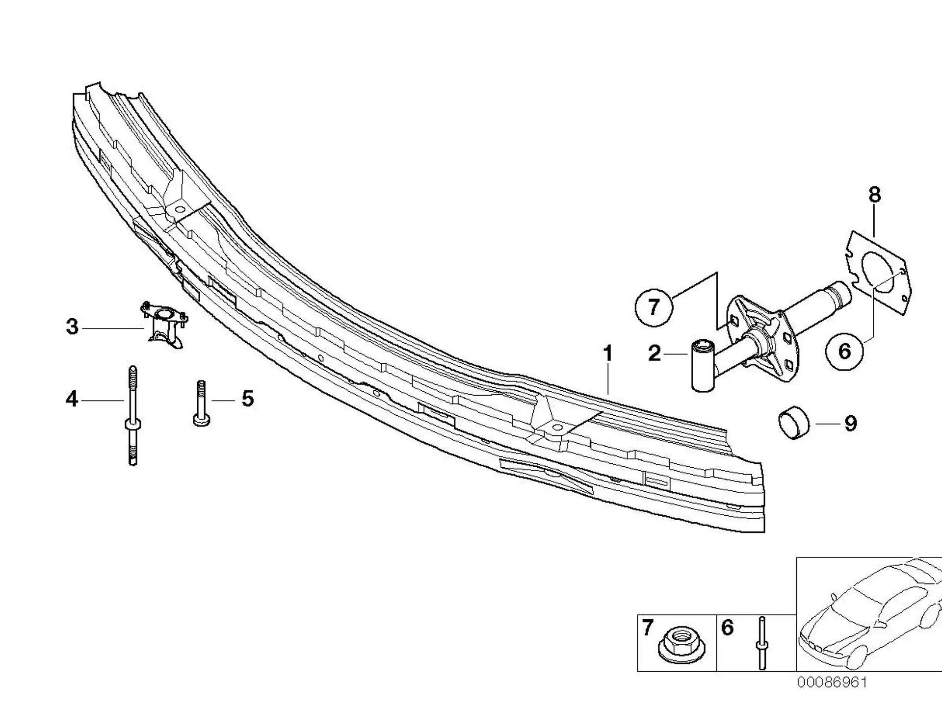 BMW Zylinderschraube E46 51118229318