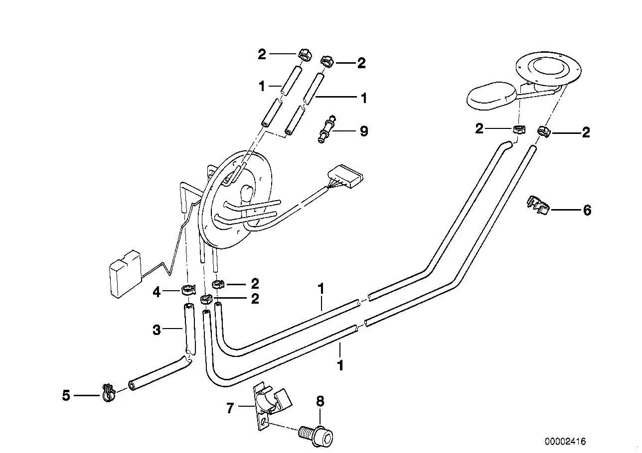 BMW Meterware Schlauchleitung K15 K18 K19 K30 K40 K41 K43 K44 K71