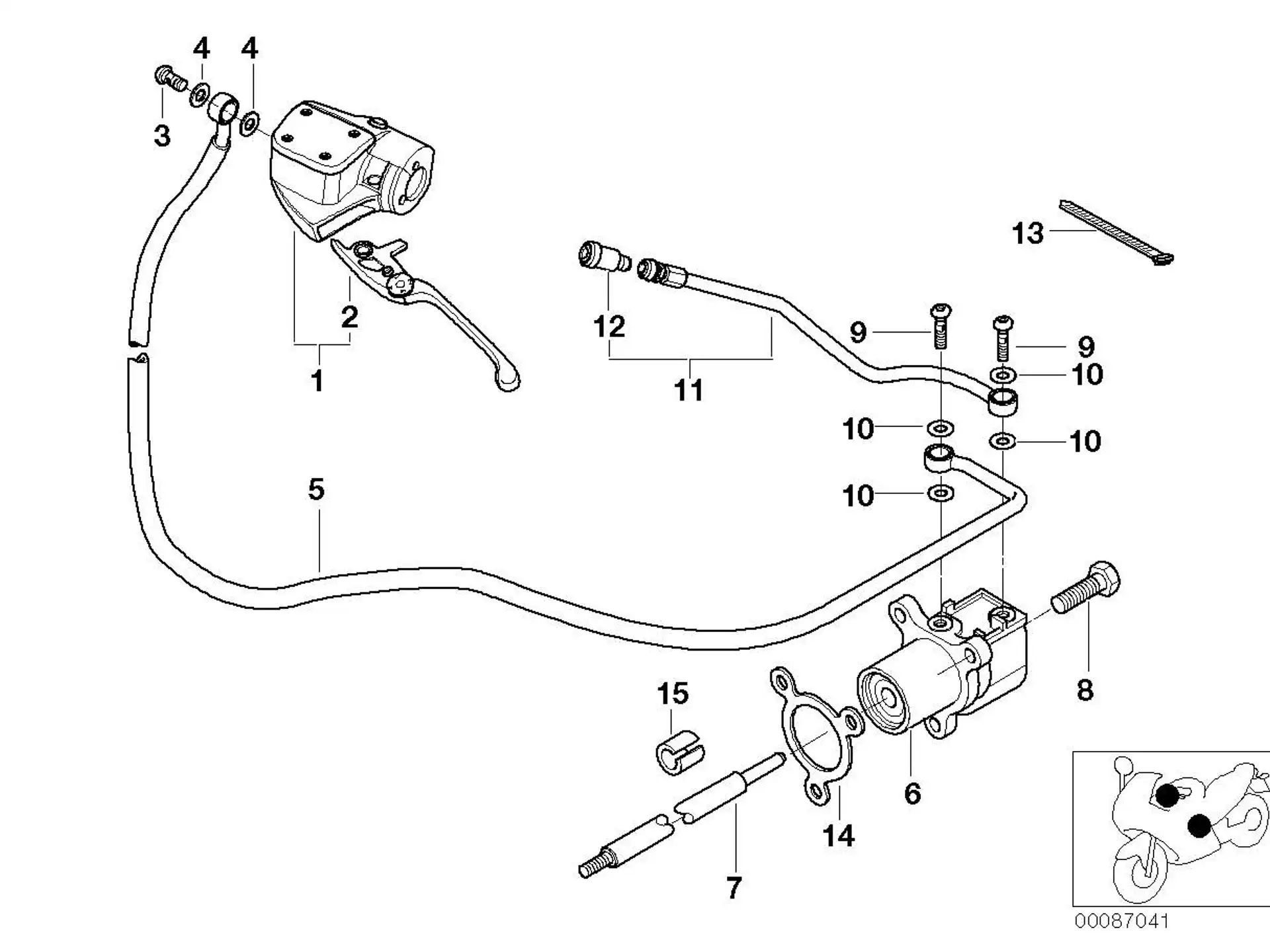 BMW Dichtung K30 K41 R21 R21A R22 R28 23122352156