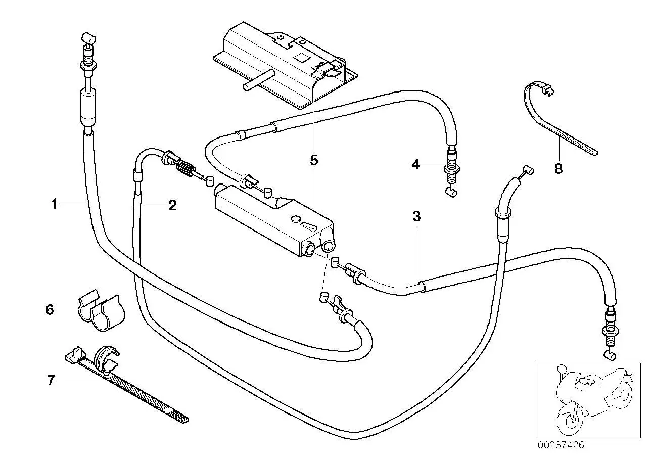 BMW Gaszug R22 32737660231