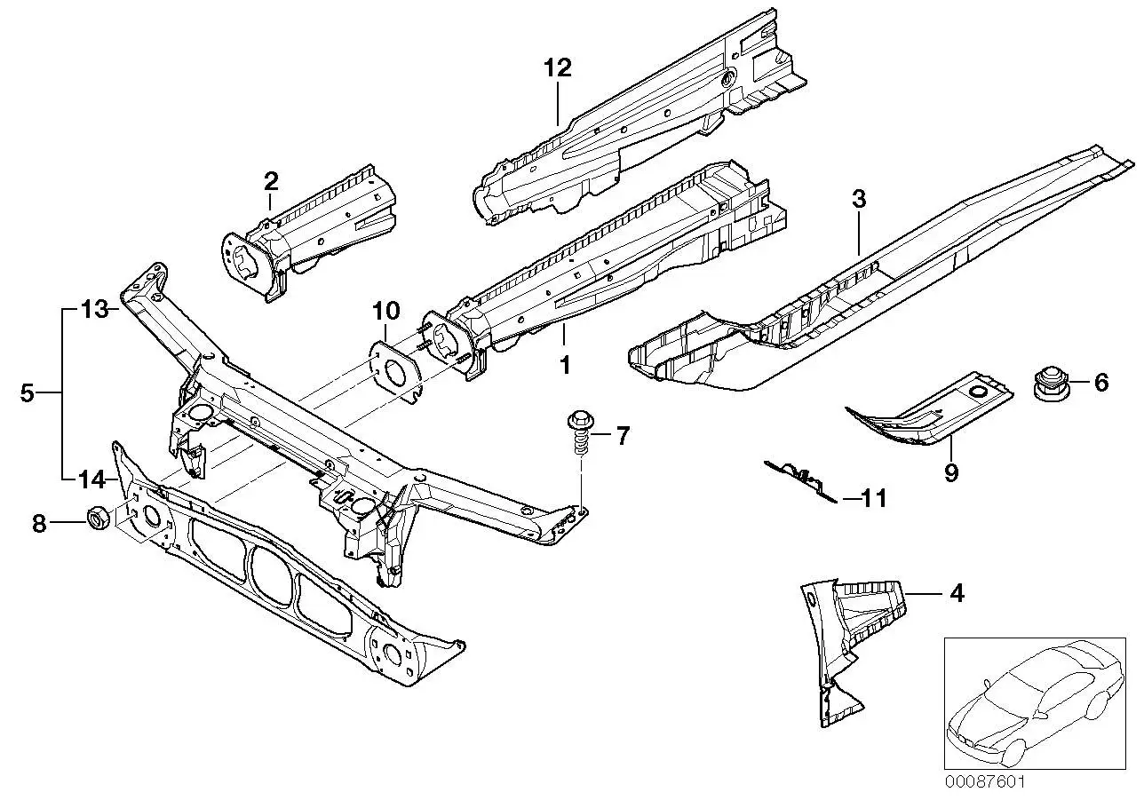 BMW Anschlag links E46 51717032051