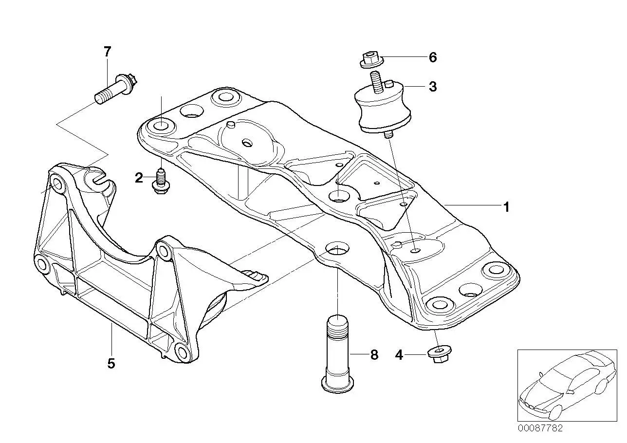 BMW Getriebetragbock 22326772288 - Bildposition 05