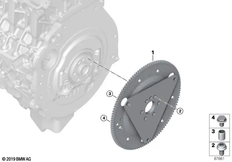 BMW Schwungrad Automatik E60 E61 E63 E64 E65 E66 E70 E81 E82 E83