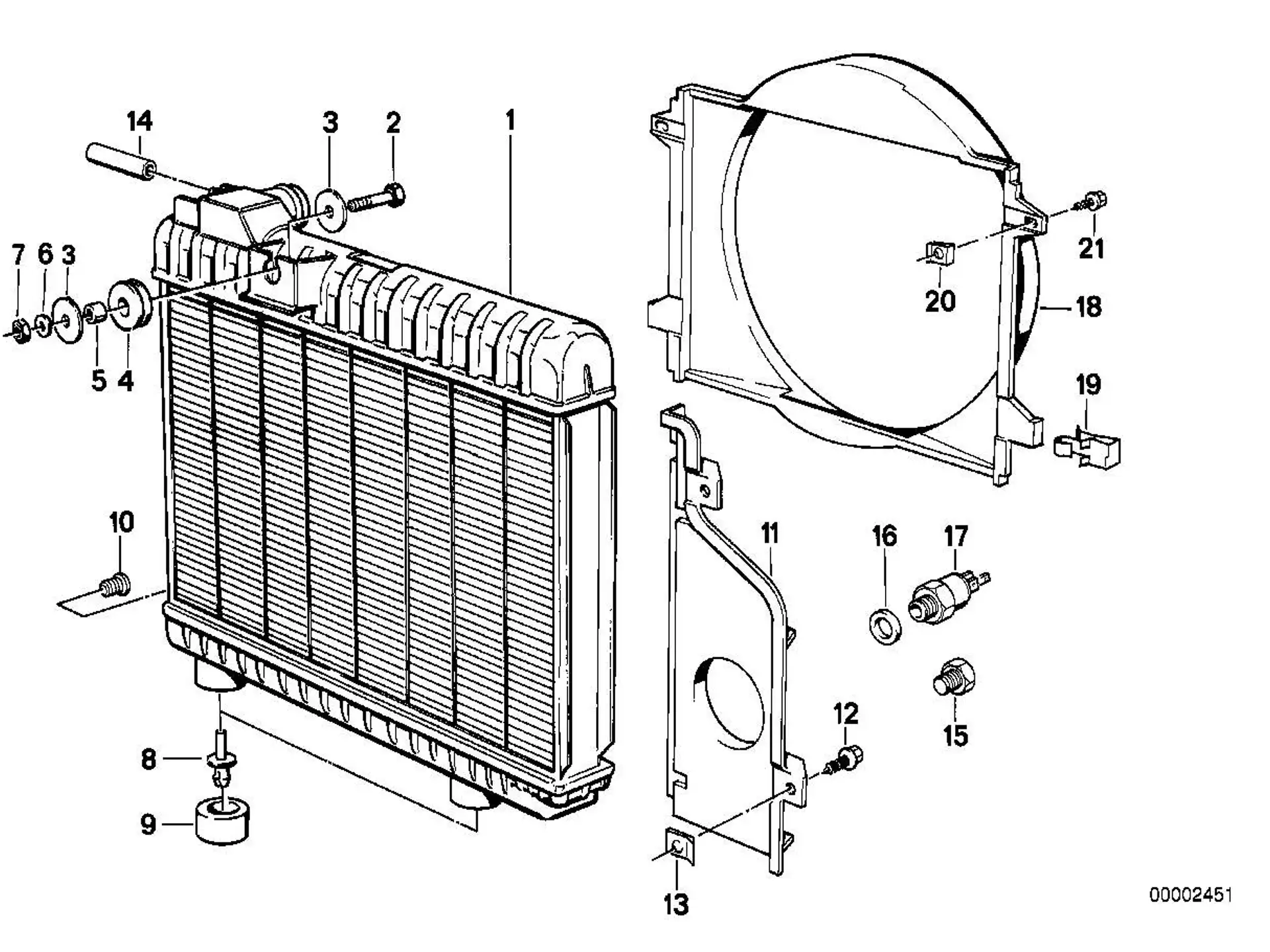 BMW Gummilager E30 E21 E24 E28 17111150984