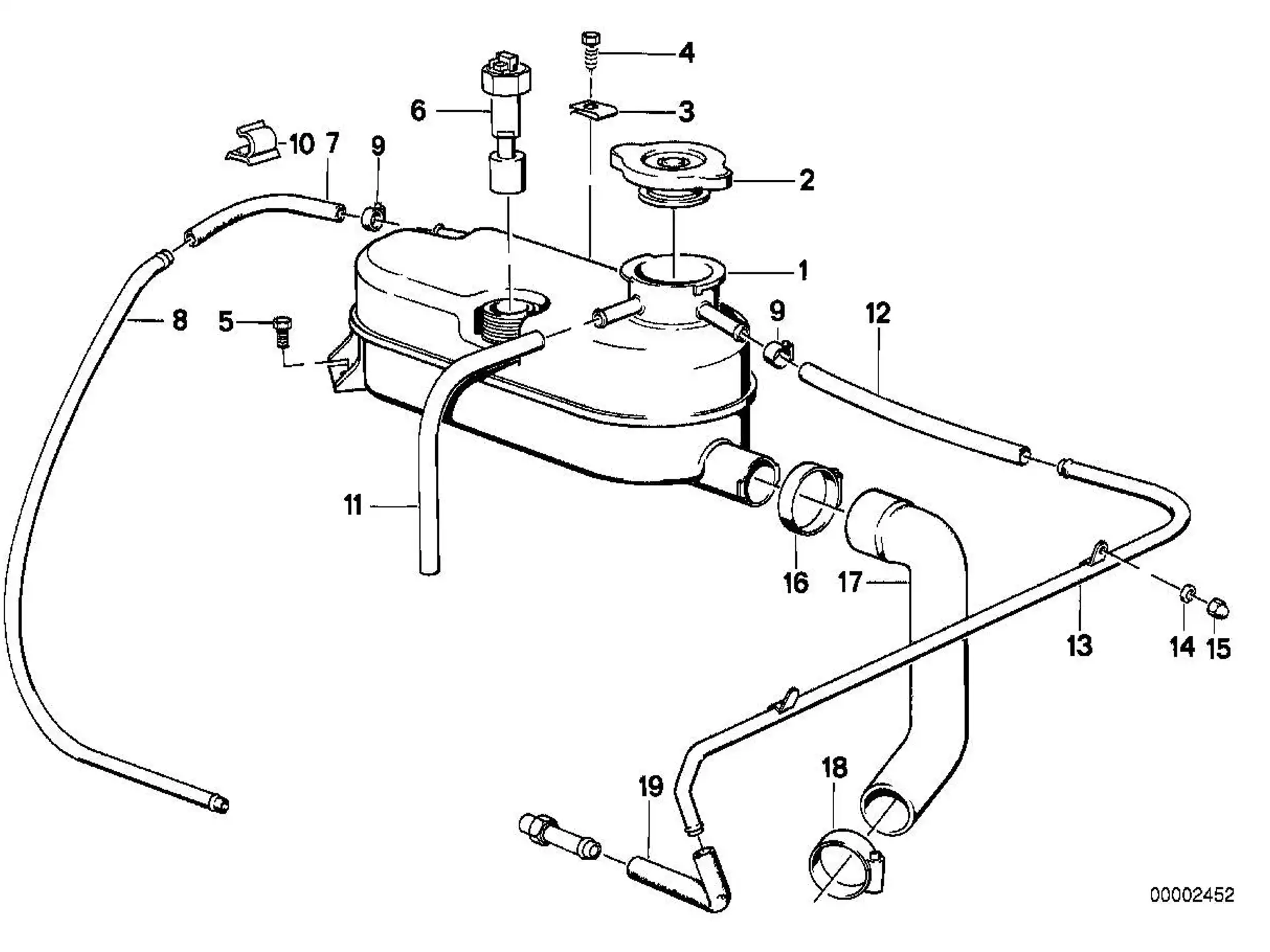 BMW Kühlerverschluss E30 E23 E24 E28 17112227683