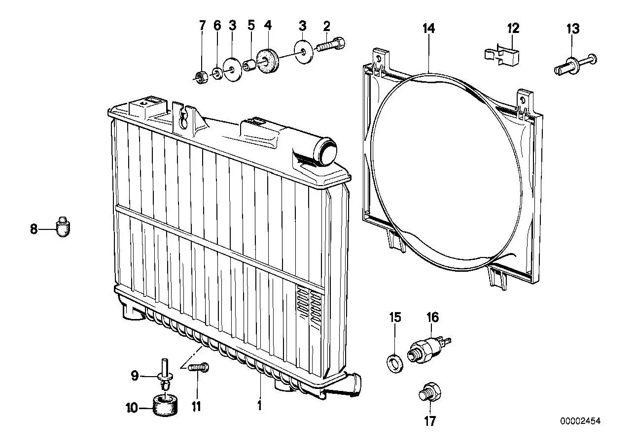 BMW Klemmfeder E28 E30 17111176944 - Bildposition 12