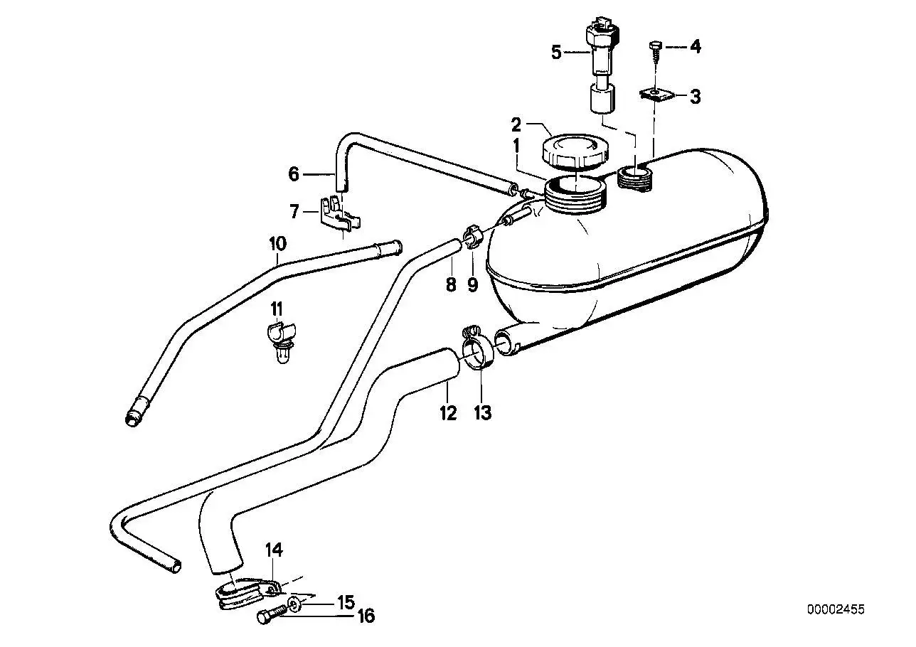 BMW Kühlerverschluss E23 E24 E28 E30 17114379047 - Z1 E30 Roadste