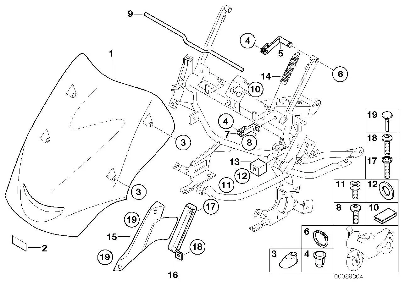 BMW Linsenschraube E63 K41 54107157534 - Bildposition 17
