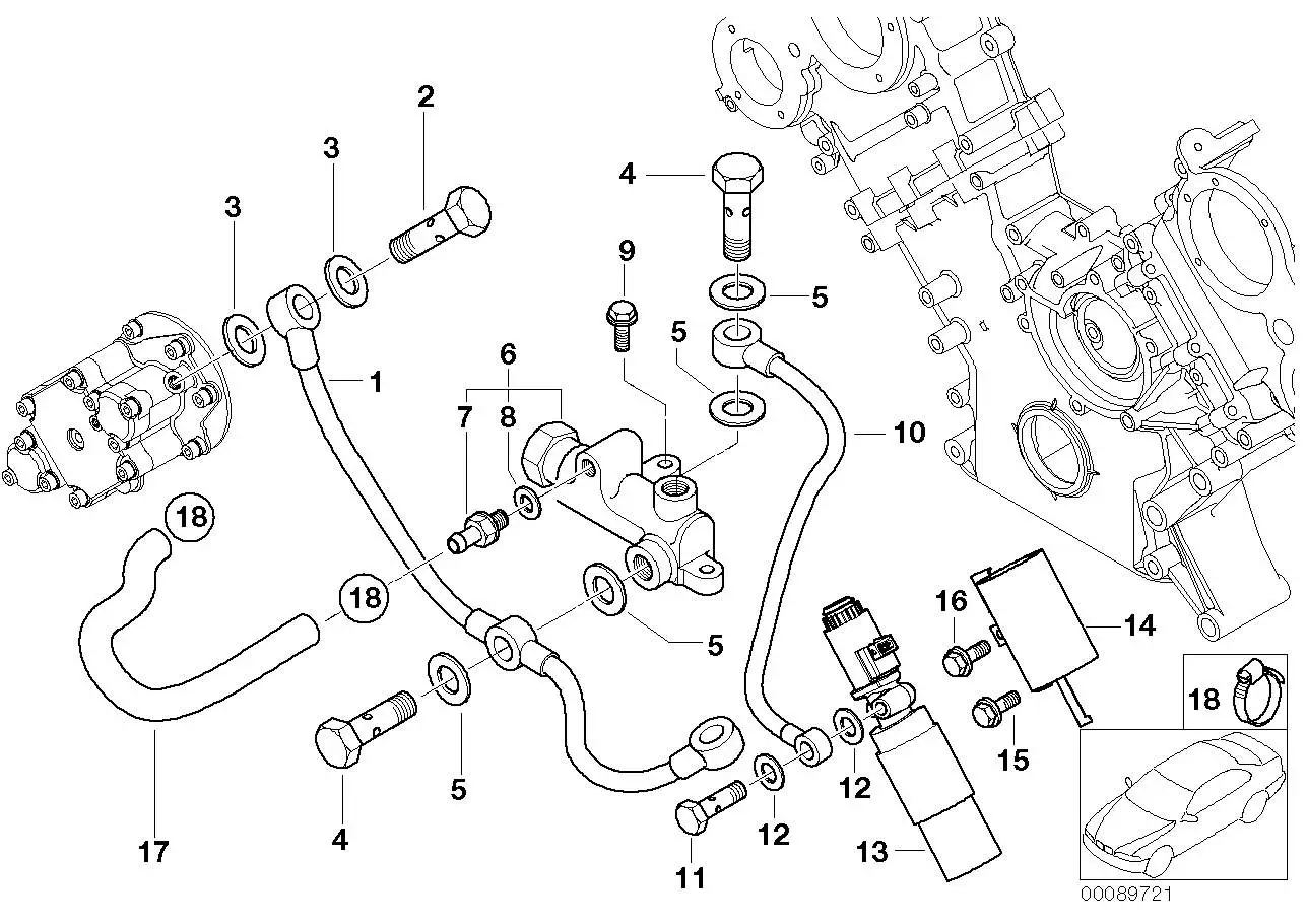 BMW Halter E39 E52 11367832158