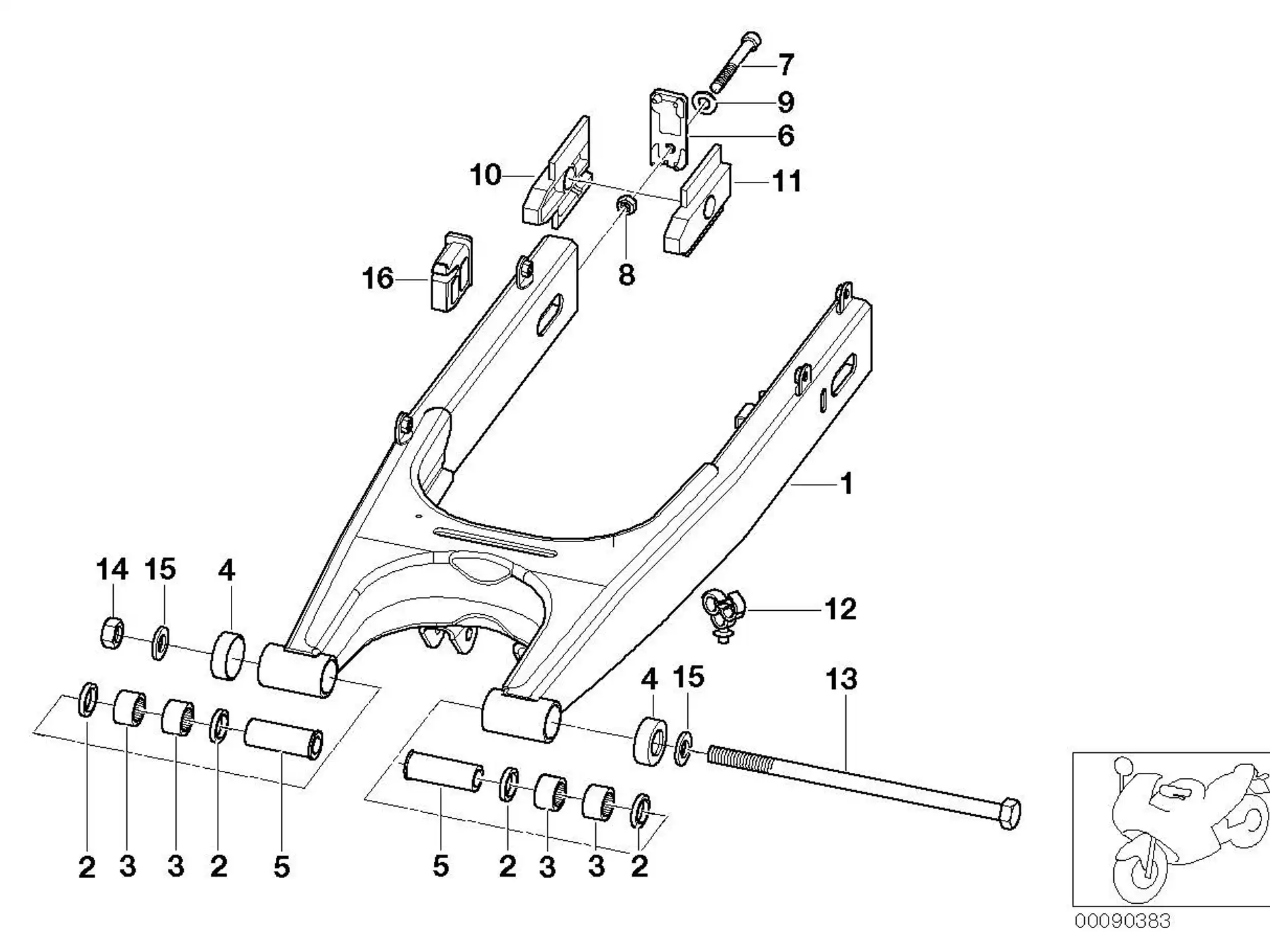 BMW Halteplatte R13 33177650081