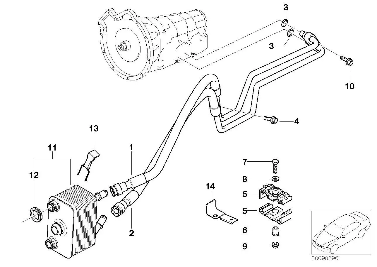 BMW Wärmetauscher E53 17207500754 - X5 E53