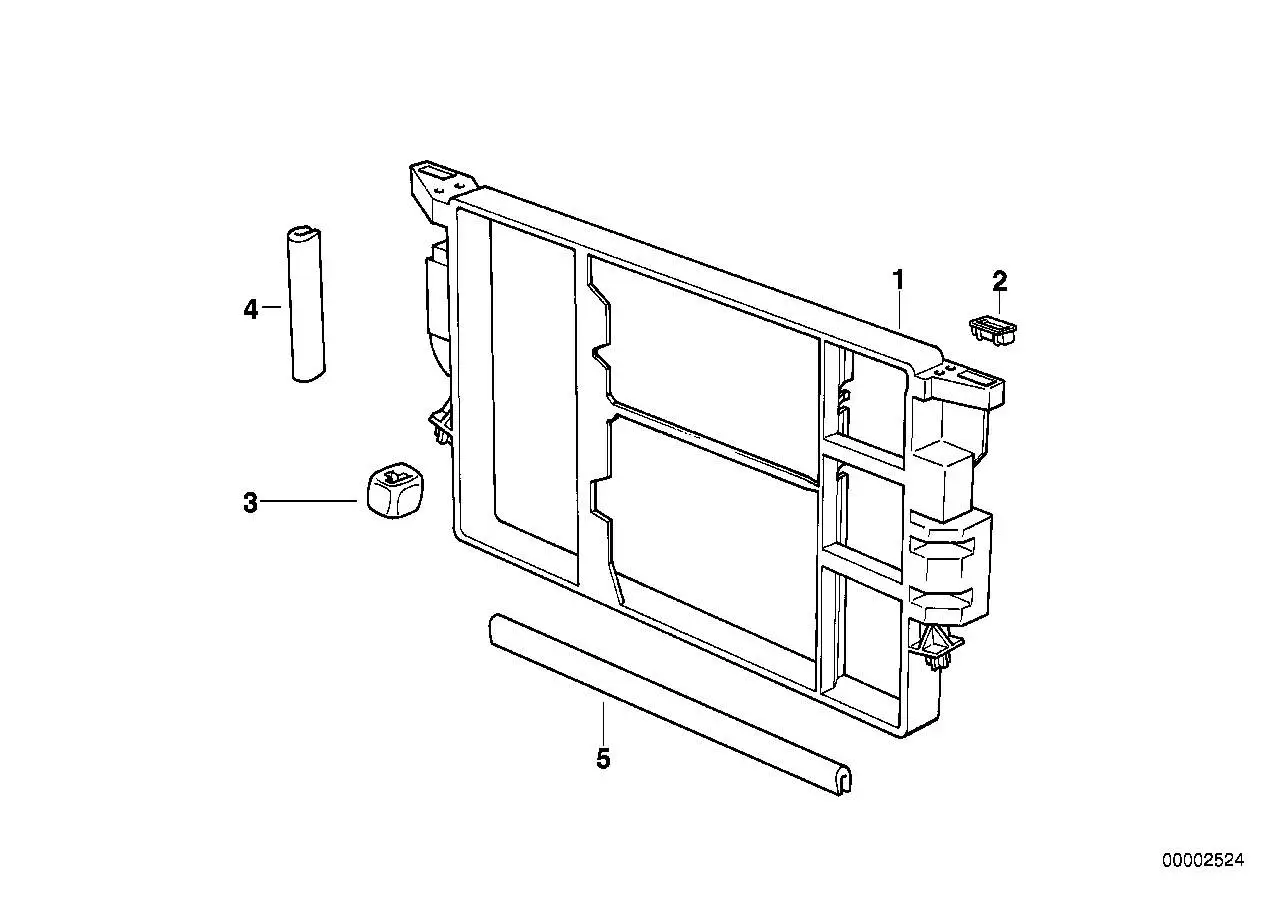 BMW Profildichtung E38 E39 E52 17101737862 - Bildposition 05