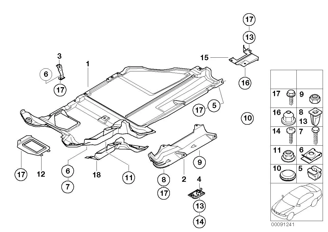 BMW Abdeckung Kraftstofffilter 51718398550 - Bildposition 02