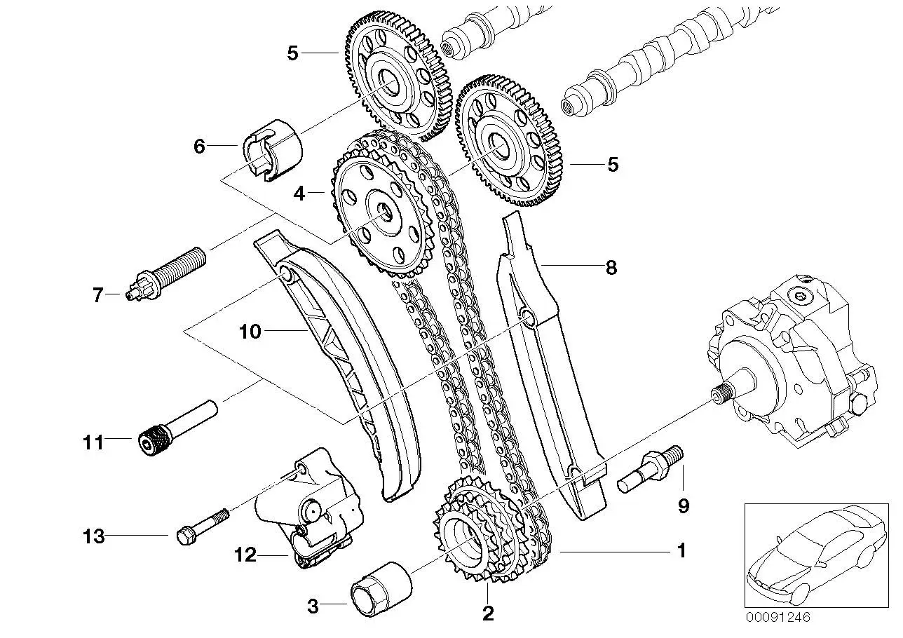 BMW Klauenkupplung E46 E53 E60 E61 E65 E83 11317787268 - Bildposi