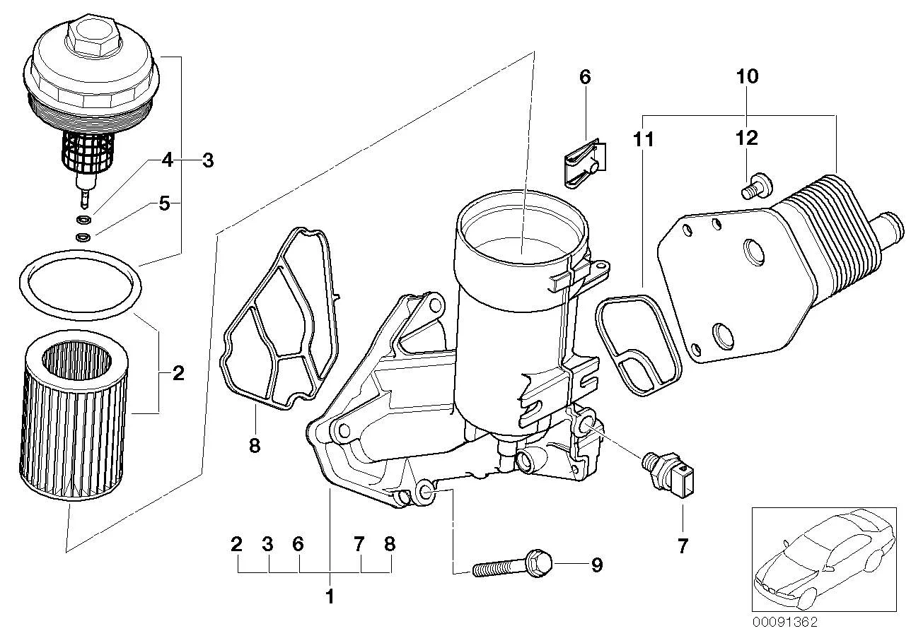 BMW Profildichtung E46 E60 E61 E83 E87 E90 E91 11427787695