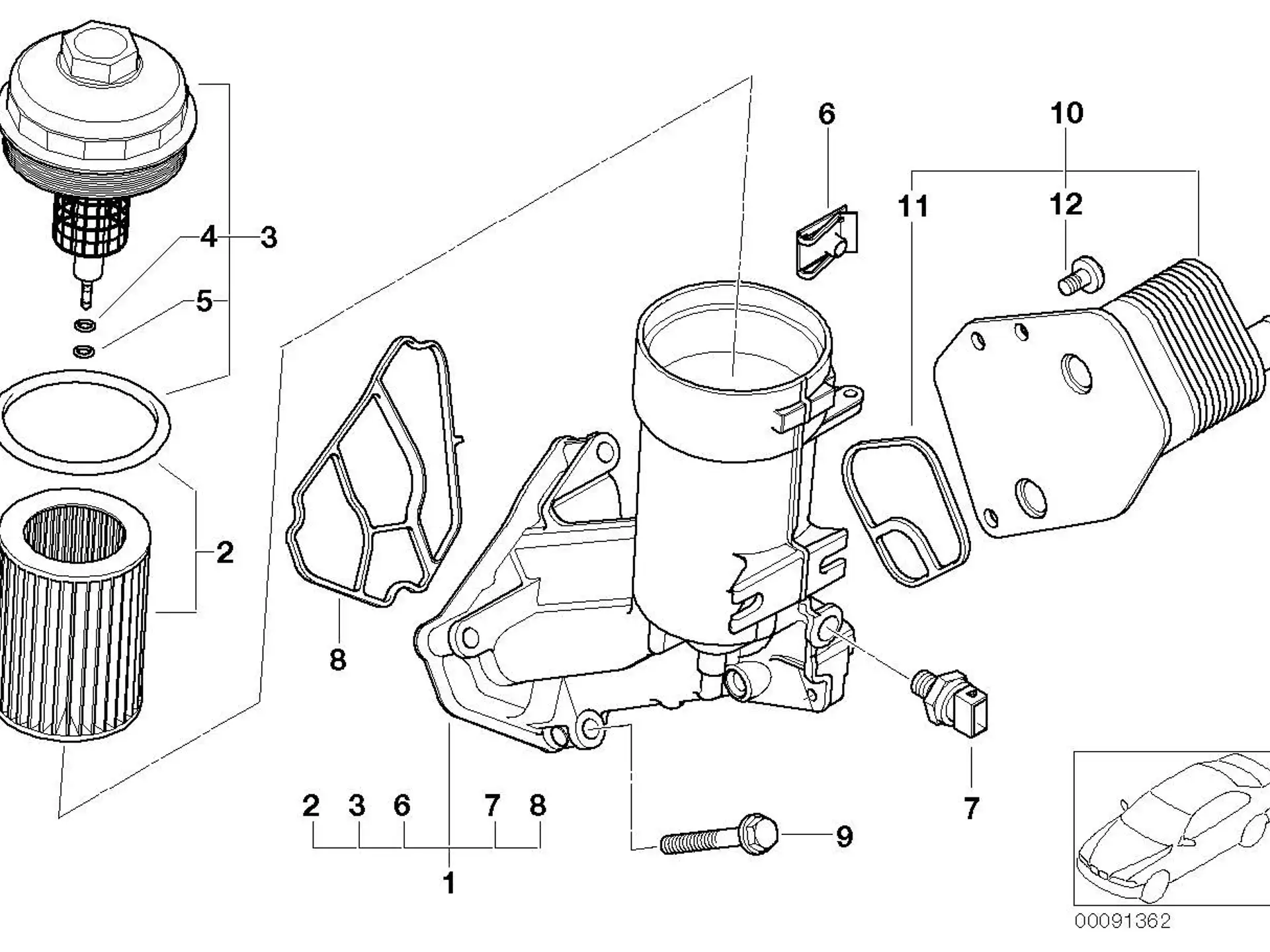 BMW Profildichtung E46 E60 E61 E83 E87 E90 E91 11427787695
