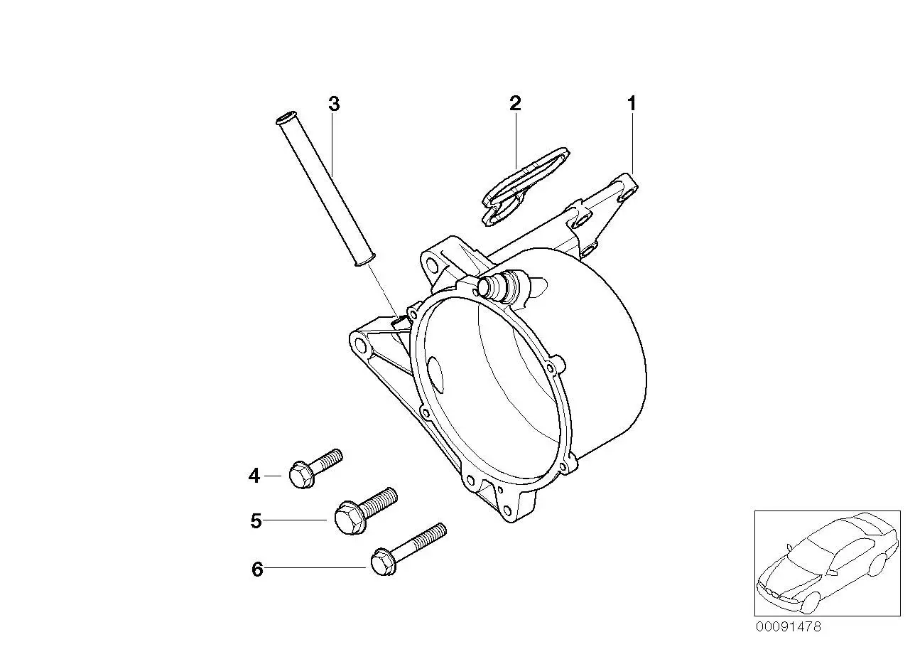 BMW Sechskantschraube mit Scheibe E31 E32 E34 E36 E38 E39 E46 E53