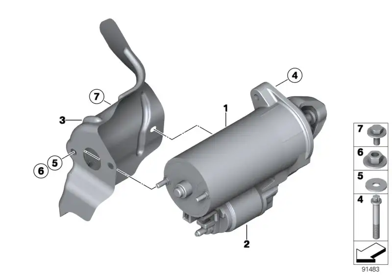 BMW Starter E70 E71 E81 E82 E83 E84 E85 E86 E87 E88 E89 E90 E91 E